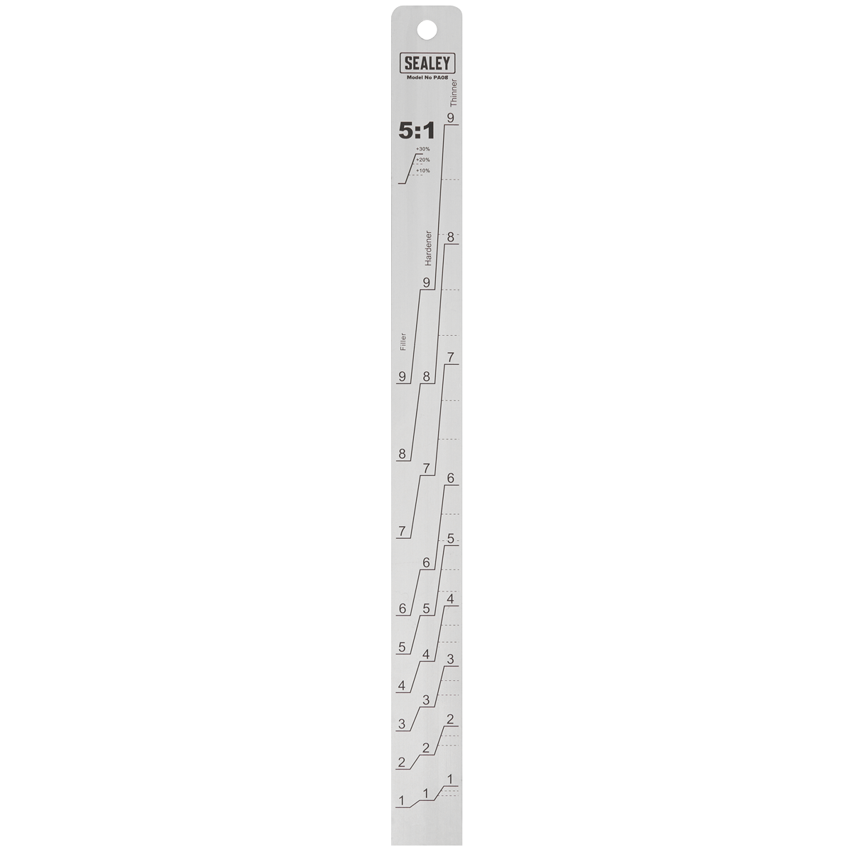 Aluminium Paint Measuring Stick 5:1/5:3 PA08