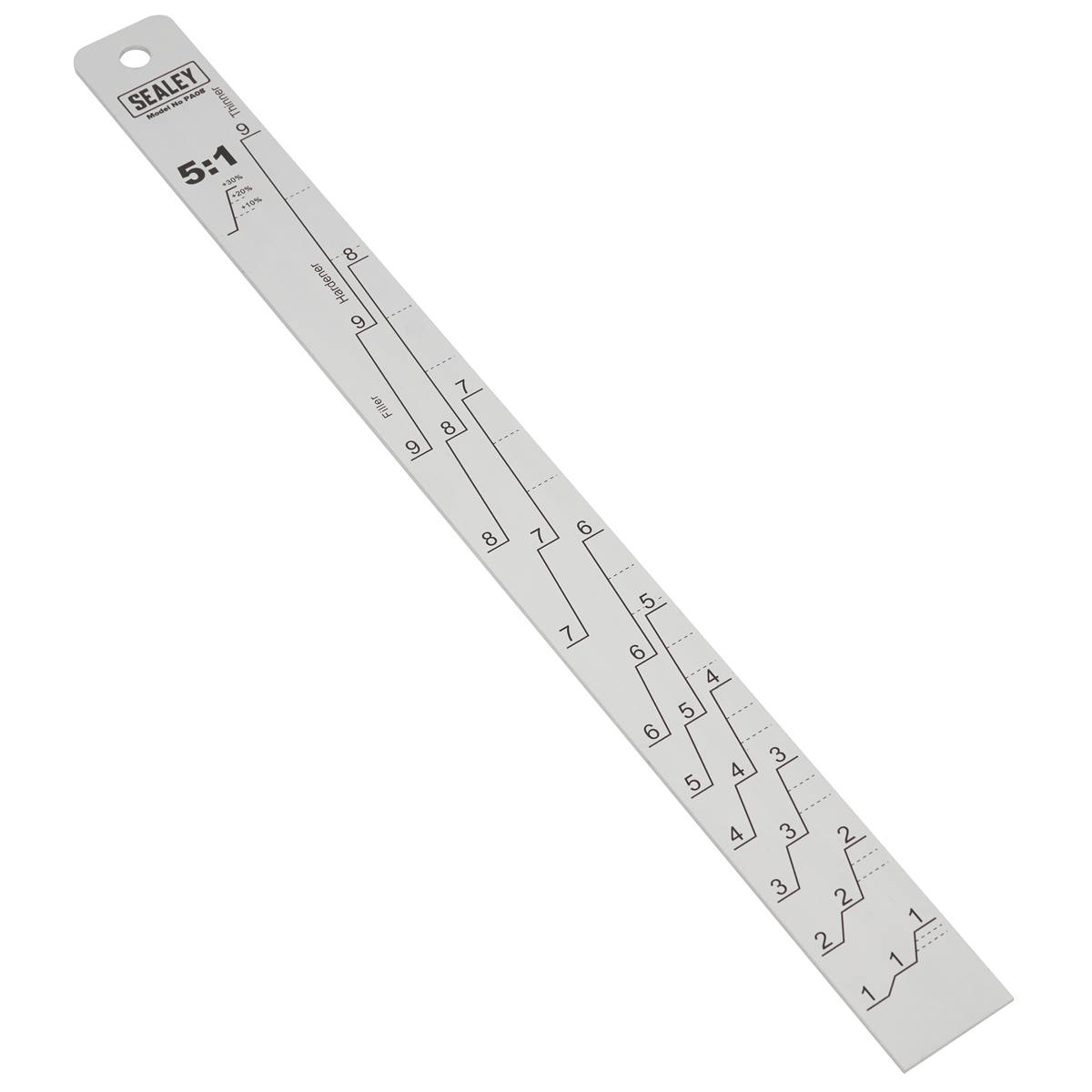 Aluminium Paint Measuring Stick 5:1/5:3 PA08