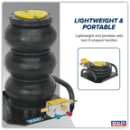 Air Operated Fast 3-Stage Jack 3 Tonne PAFJ3S