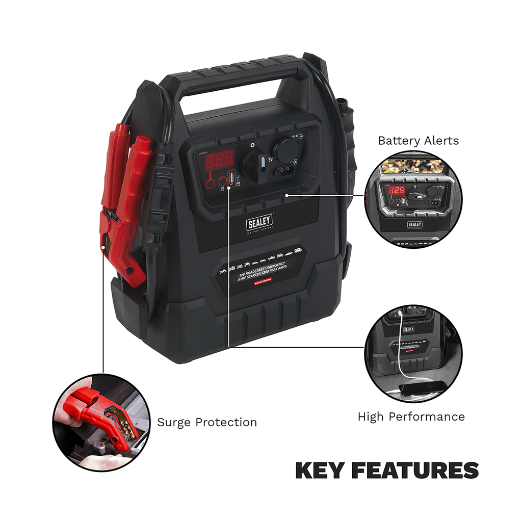 12V Emergency Jump Starter 2300 Peak Amps PBI2212GS