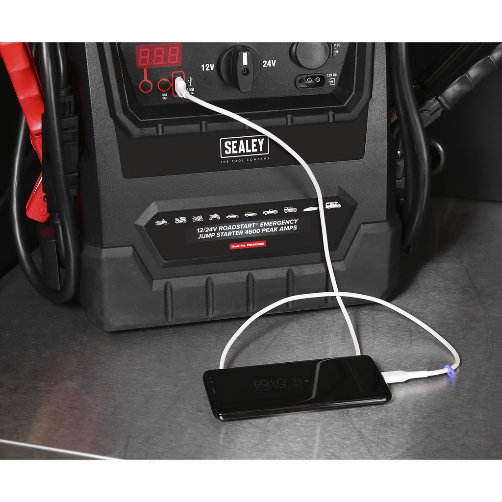 12/24V Emergency Jump Starter 4600 Peak Amps PBI4424GS