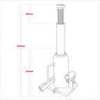 Bottle Jack 10 Tonne PBJ10S