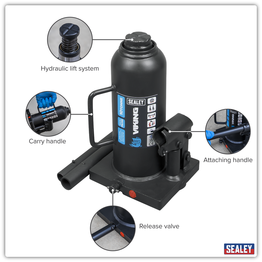 Bottle Jack 10 Tonne PBJ10S