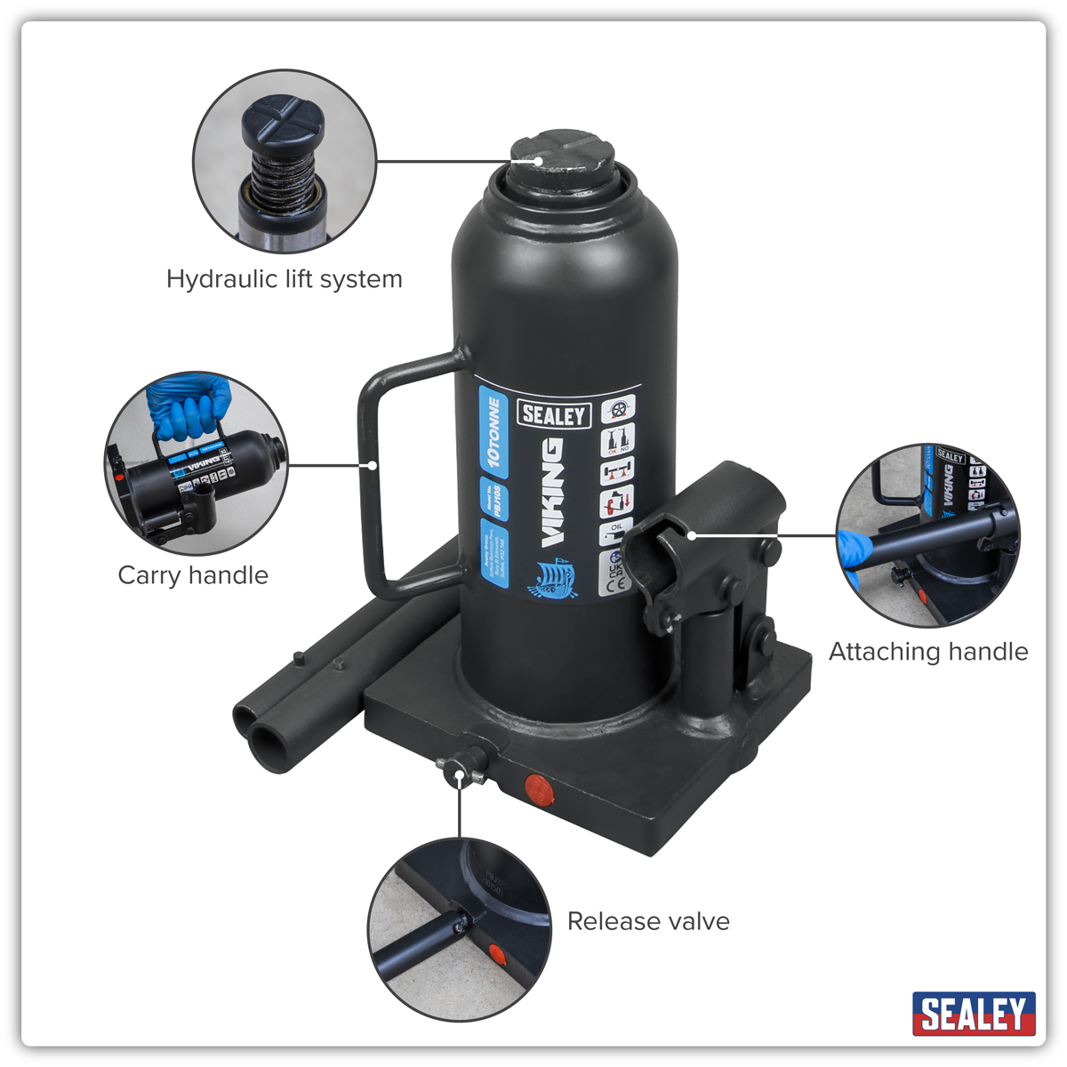 Bottle Jack 10 Tonne PBJ10S