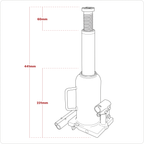 Bottle Jack 12 Tonne PBJ12S