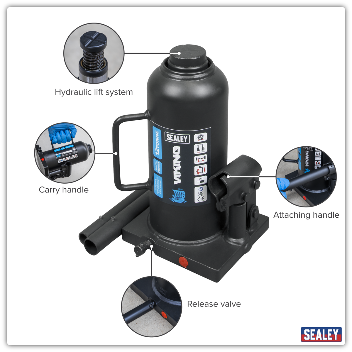 Bottle Jack 12 Tonne PBJ12S