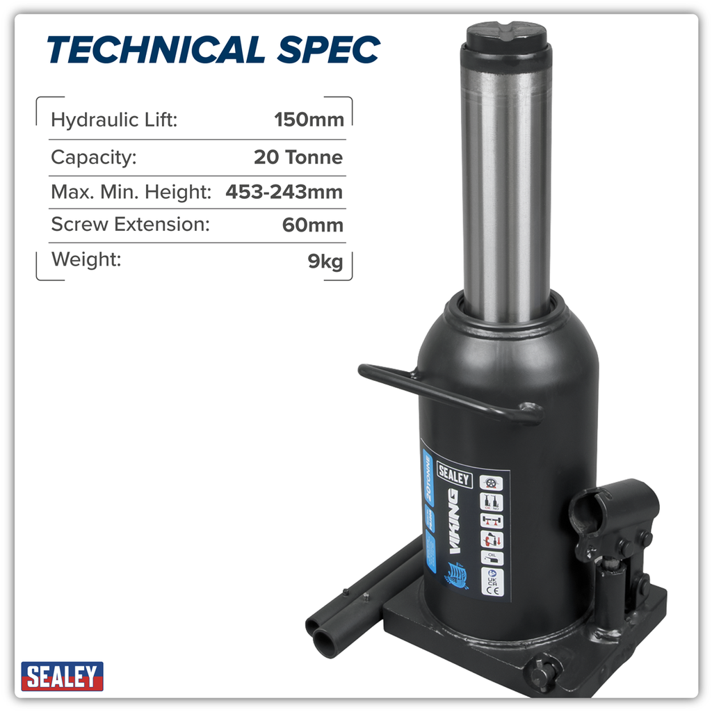 Bottle Jack 20 Tonne PBJ20S