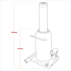 Bottle Jack 30 Tonne PBJ30S