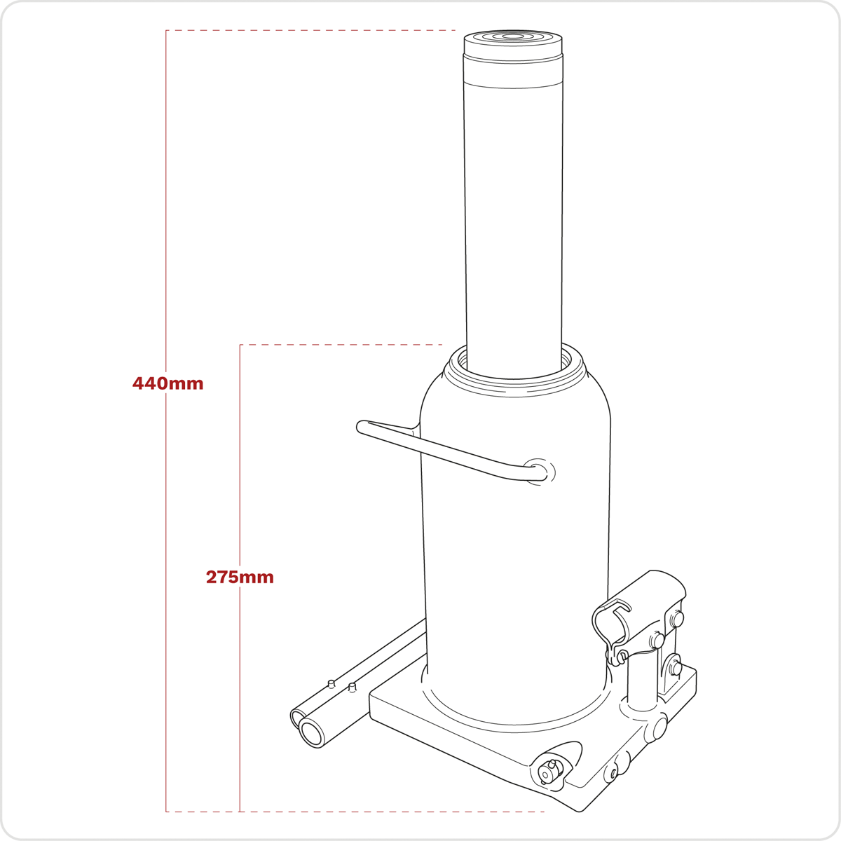 Bottle Jack 30 Tonne PBJ30S