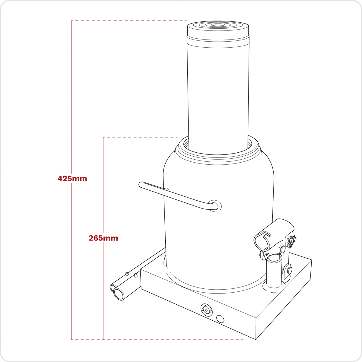 Bottle Jack 50 Tonne PBJ50S