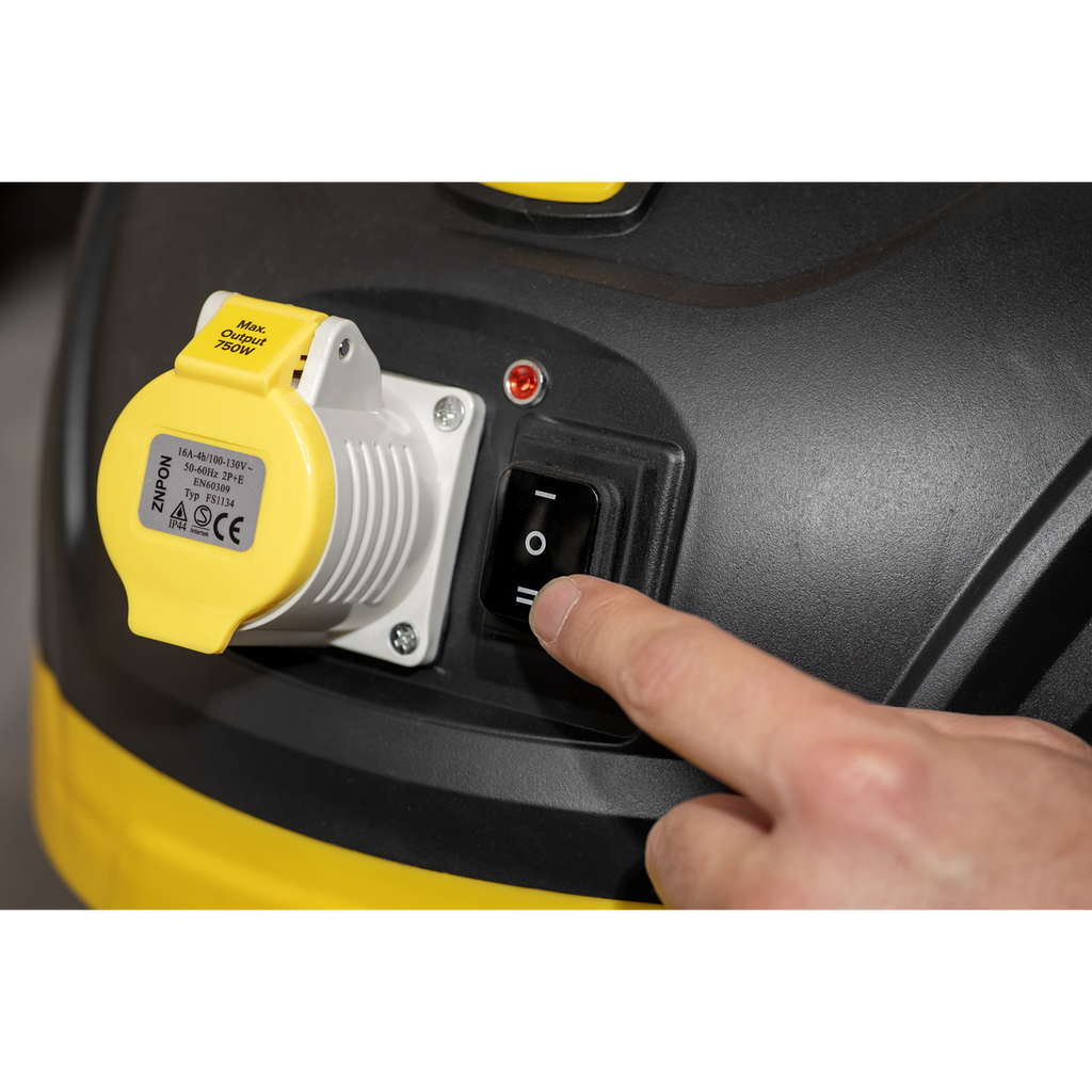 15L BuilderVac® M Class Vacuum Cleaner Wet & Dry with Stainless Steel Drum 1000W/110V PC150BV110V