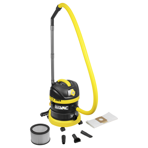 15L BuilderVac® M Class Vacuum Cleaner Wet & Dry with Stainless Steel Drum 1000W/110V PC150BV110V