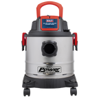 20L Vacuum Cleaner Wet & Dry Stainless Steel Drum 1200W/230V PC195SD