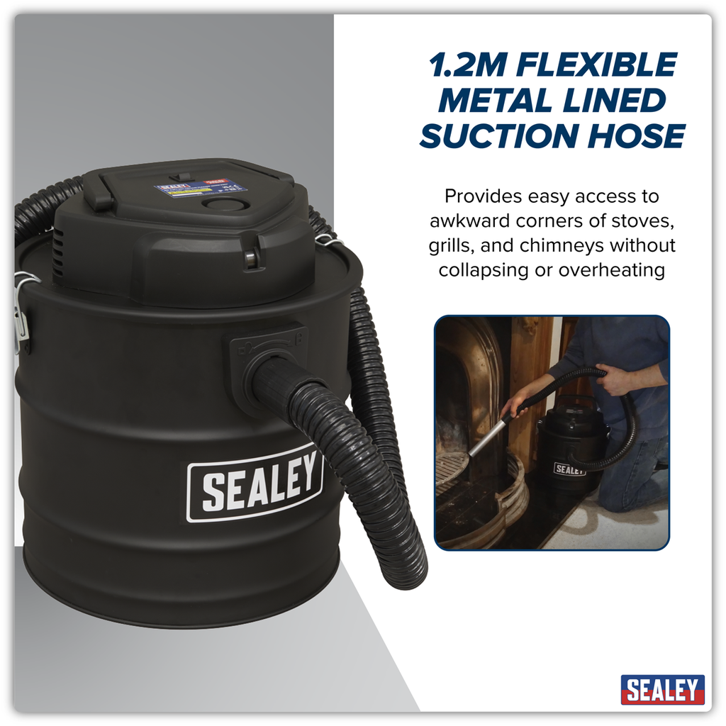 20L 3-in-1 Ash Vacuum Cleaner 1200W/230V PC200A