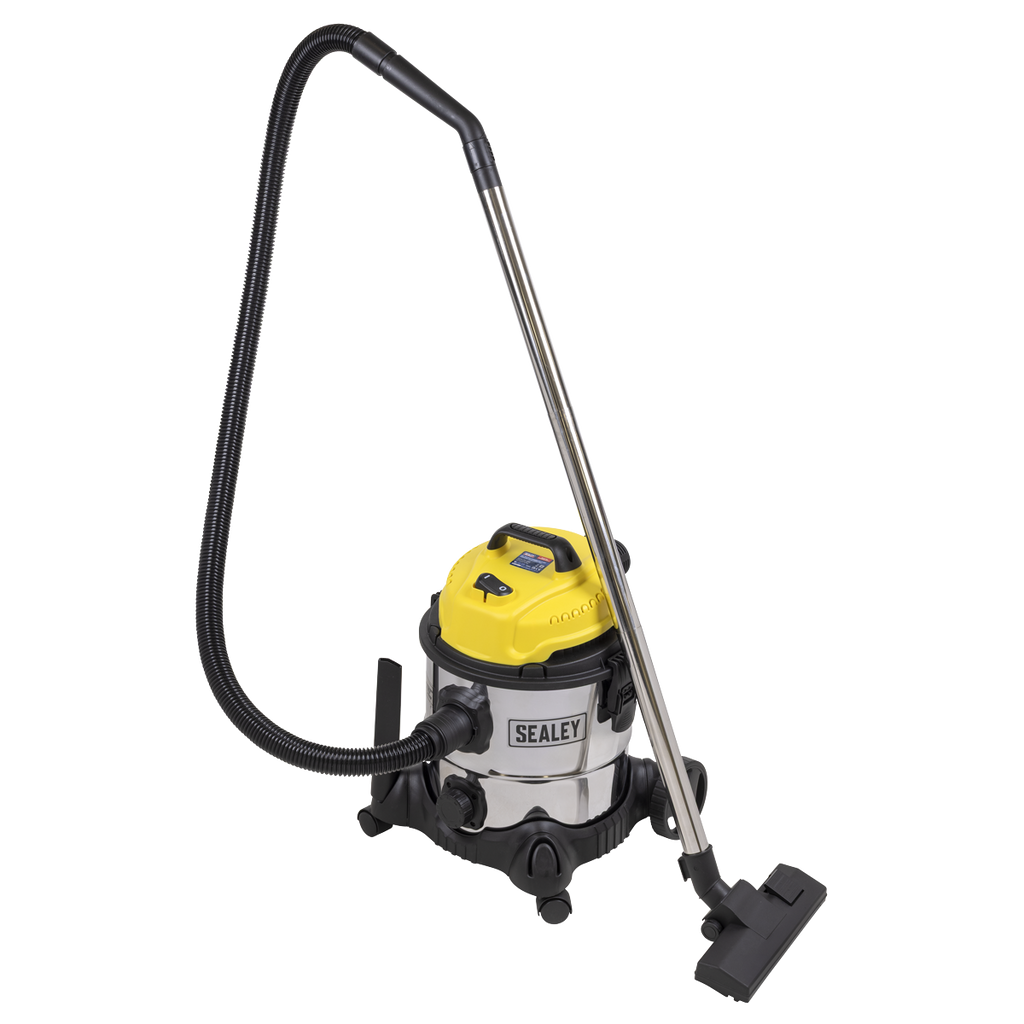 20L Vacuum Cleaner Wet & Dry Stainless Drum 1200W/110V PC200SD110V