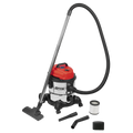 20L Vacuum Cleaner Wet & Dry Stainless Drum 1250W/230V PC200SD