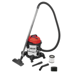 20L Vacuum Cleaner Wet & Dry Stainless Drum 1250W/230V PC200SD