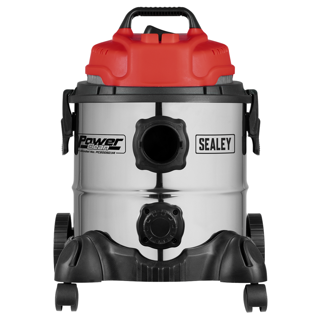 20L Vacuum Cleaner Wet & Dry Stainless Drum 1250W/230V PC200SD