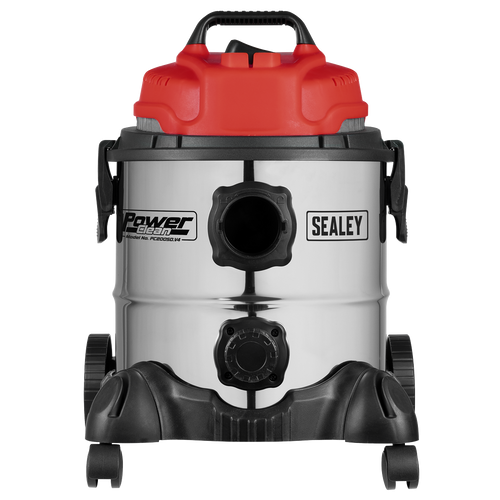 20L Vacuum Cleaner Wet & Dry Stainless Drum 1250W/230V PC200SD