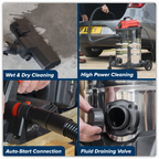30L Industrial Vacuum Cleaner Wet & Dry with Stainless Steel Drum & Auto-Start 1400W/230V PC300SDAUTO