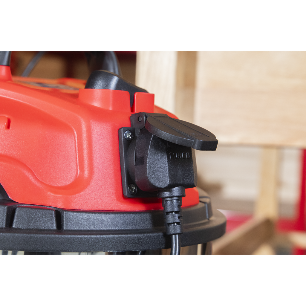 30L Industrial Vacuum Cleaner Wet & Dry with Stainless Steel Drum & Auto-Start 1400W/230V PC300SDAUTO