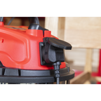 30L Industrial Vacuum Cleaner Wet & Dry with Stainless Steel Drum & Auto-Start 1400W/230V PC300SDAUTO