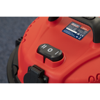 30L Industrial Vacuum Cleaner Wet & Dry with Stainless Steel Drum & Auto-Start 1400W/230V PC300SDAUTO