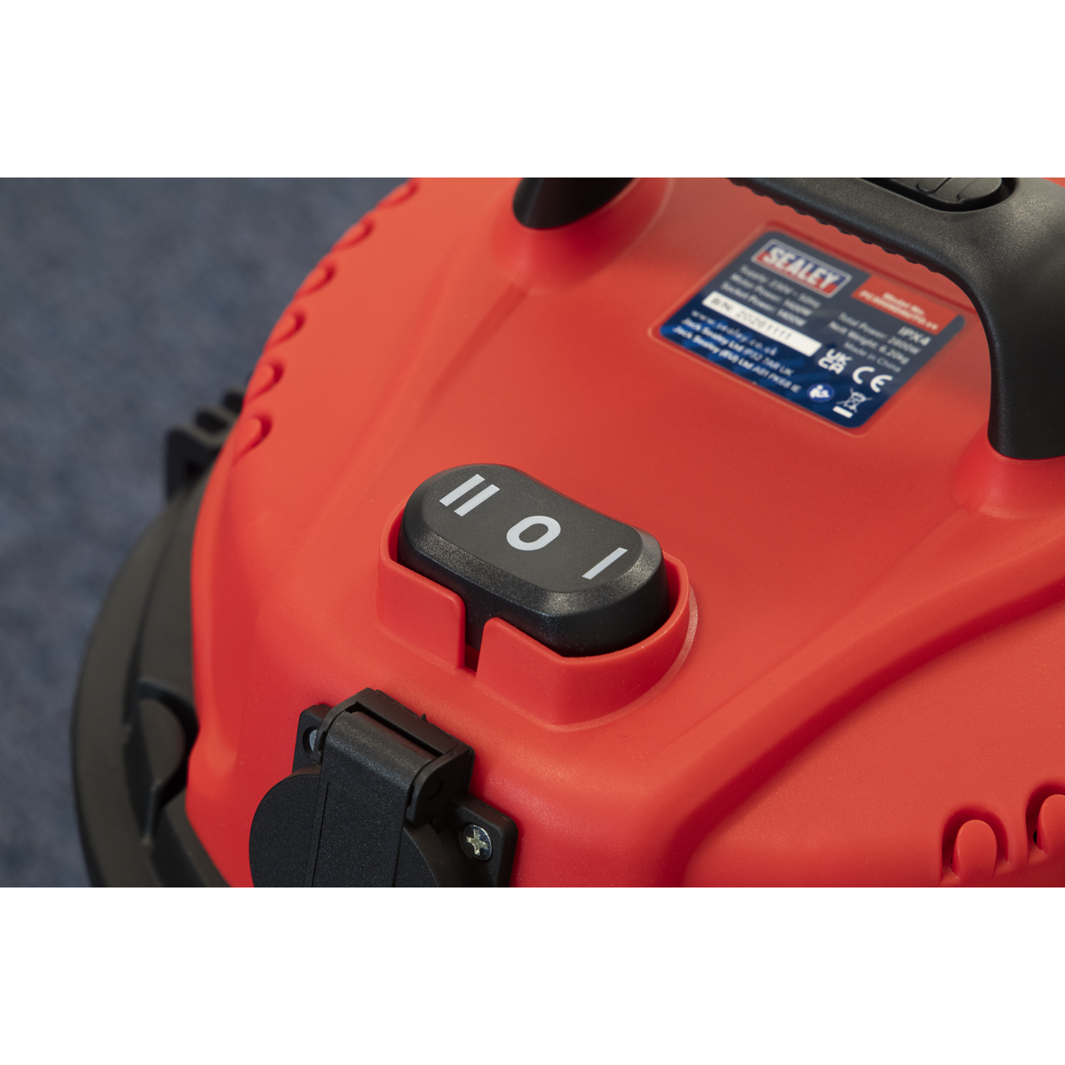 30L Industrial Vacuum Cleaner Wet & Dry with Stainless Steel Drum & Auto-Start 1400W/230V PC300SDAUTO