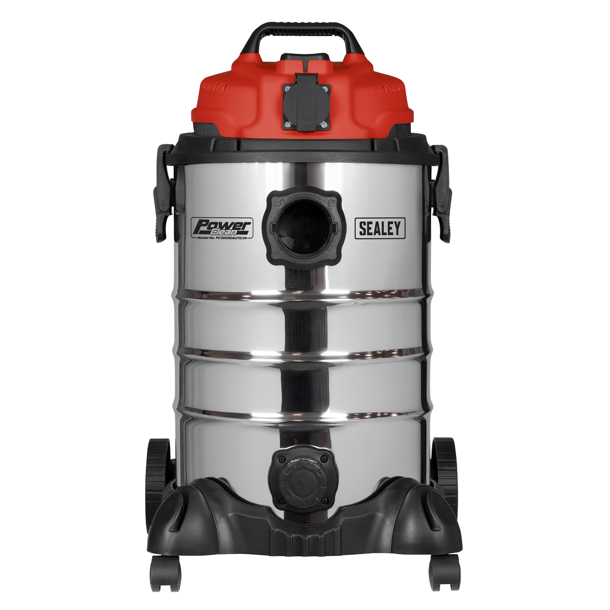 30L Industrial Vacuum Cleaner Wet & Dry with Stainless Steel Drum & Auto-Start 1400W/230V PC300SDAUTO