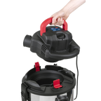 30L Vacuum Cleaner Wet & Dry with Stainless Steel Drum & Detachable Leaf Blower 1200W/230V PC300SD