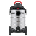 30L Vacuum Cleaner Wet & Dry with Stainless Steel Drum & Detachable Leaf Blower 1200W/230V PC300SD