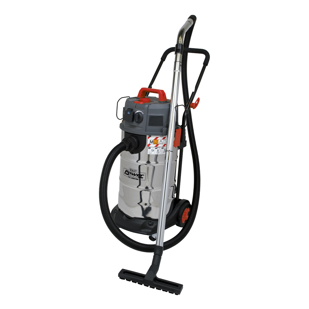 38L M Class Dust-Free Vacuum Cleaner Wet & Dry Stainless Steel Drum 1500W/230V PC380M