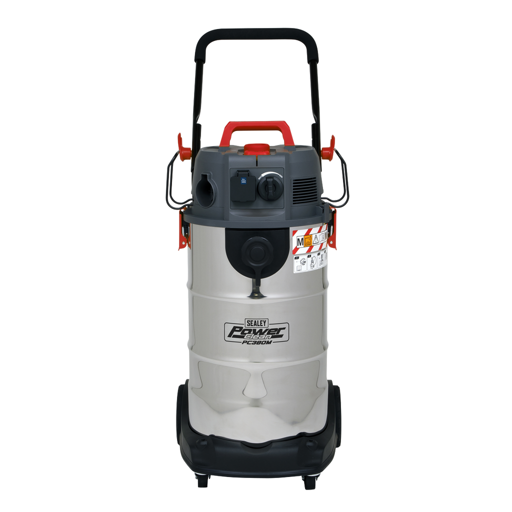 38L M Class Dust-Free Vacuum Cleaner Wet & Dry Stainless Steel Drum 1500W/230V PC380M