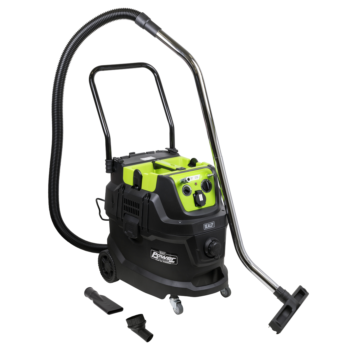 40L M Class Dust-Free Industrial Wet & Dry Vacuum Cleaner with Autostart for Air/Electric Power Tools 1600W/230V PC400MA