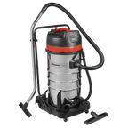100L Vacuum Cleaner Wet & Dry with Stainless Steel Drum 3000W/230V PC4100