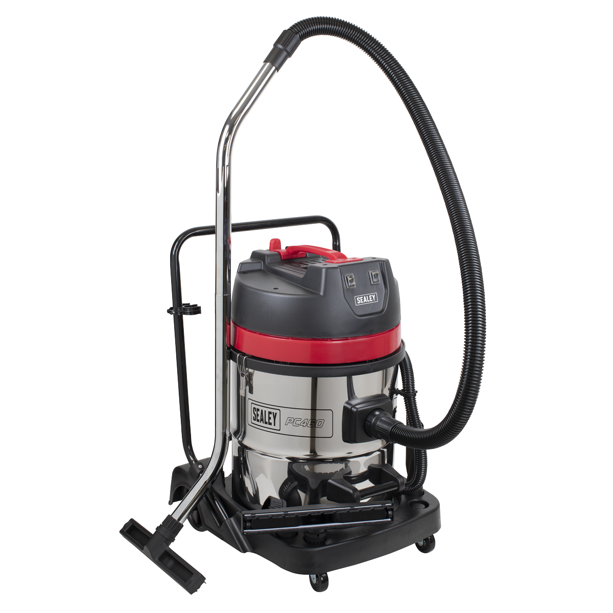 60L Vacuum Cleaner Wet & Dry with Stainless Steel Drum 2400W/230V PC460