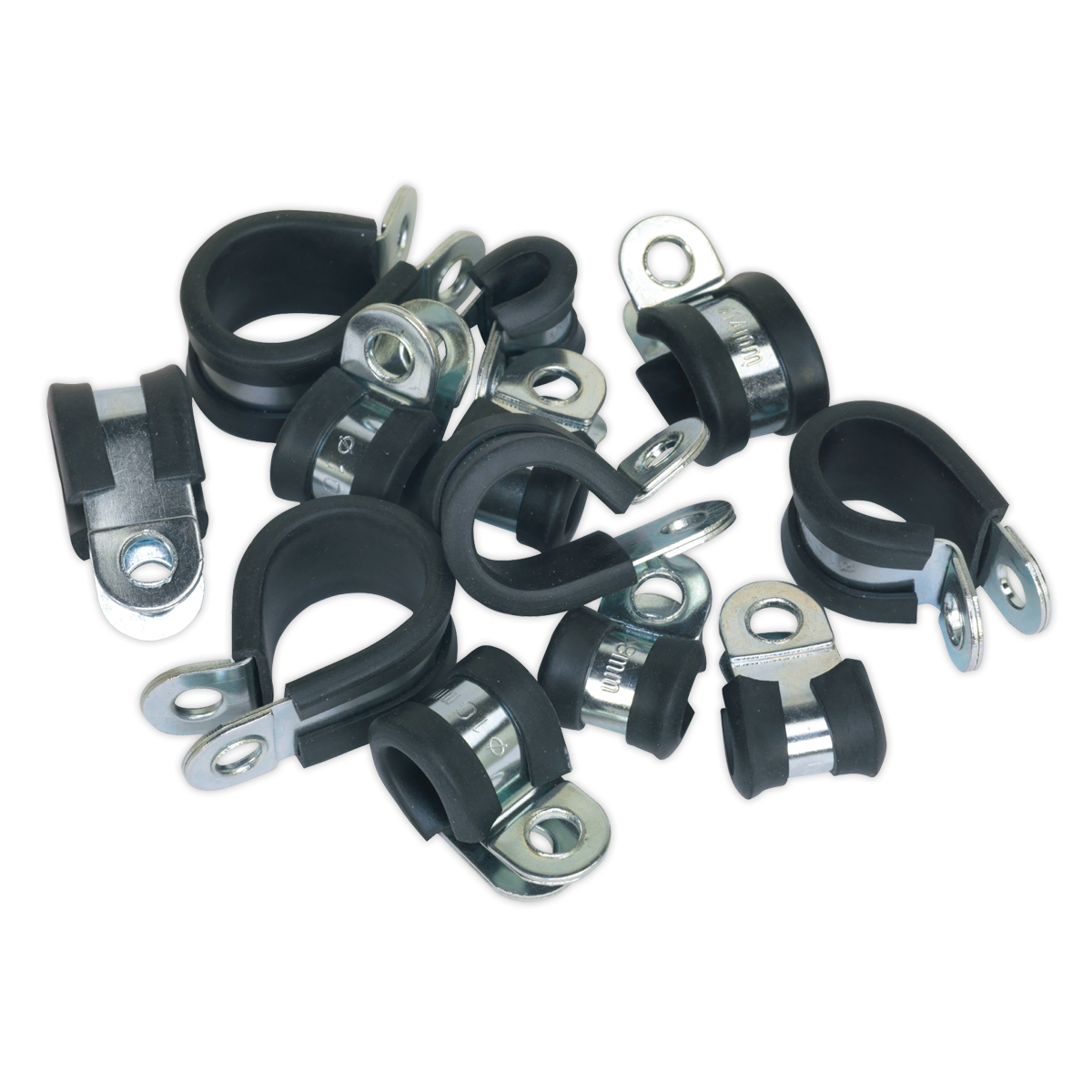 P-Clip Rubber Lined Assortment 60pc PCJASS