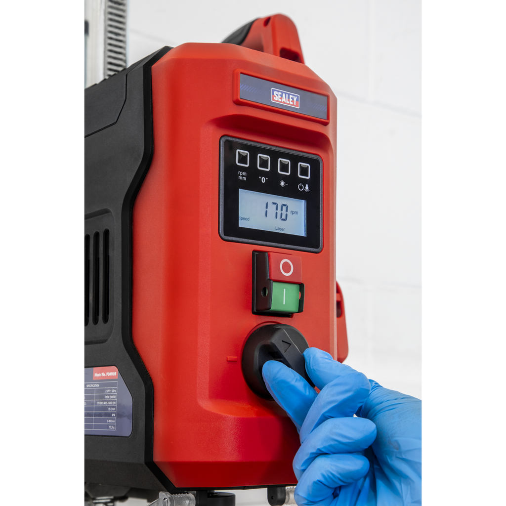 Bench Mounting Pillar Drill with Digital Display & Laser Guide 720W PDM10B