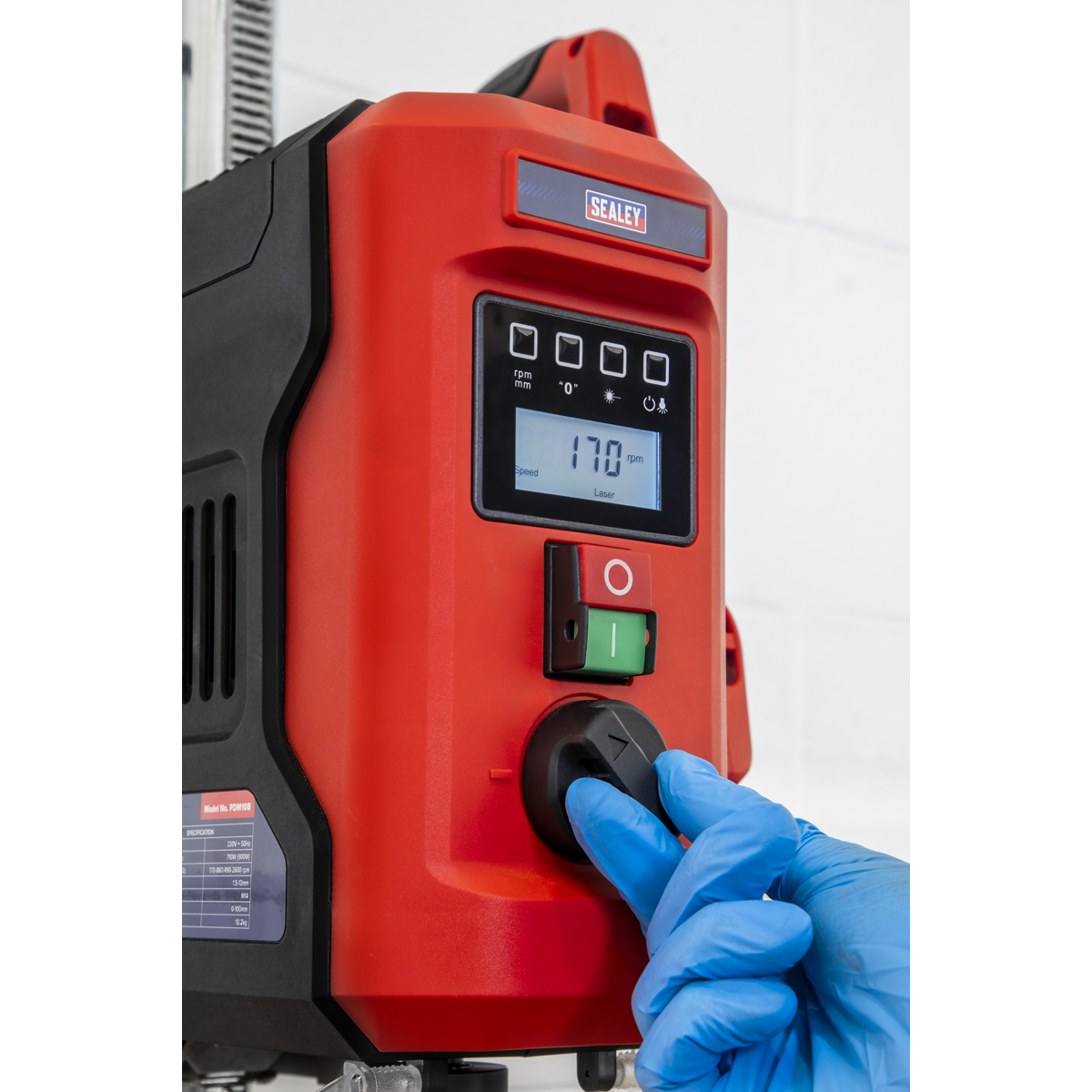 Bench Mounting Pillar Drill with Digital Display & Laser Guide 720W PDM10B