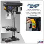 Bench Mounting Pillar Drill 16-Speed 370W/230V PDM125B
