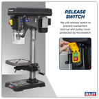 Bench Mounting Pillar Drill 16-Speed 370W 230V PDM155B