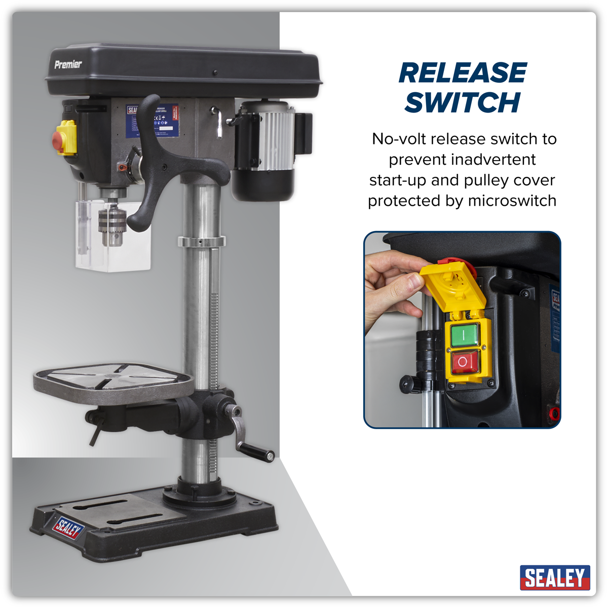 Bench Mounting Pillar Drill 16-Speed 370W 230V PDM155B