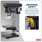 Bench Mounting Pillar Drill 16-Speed 370W 230V PDM155B