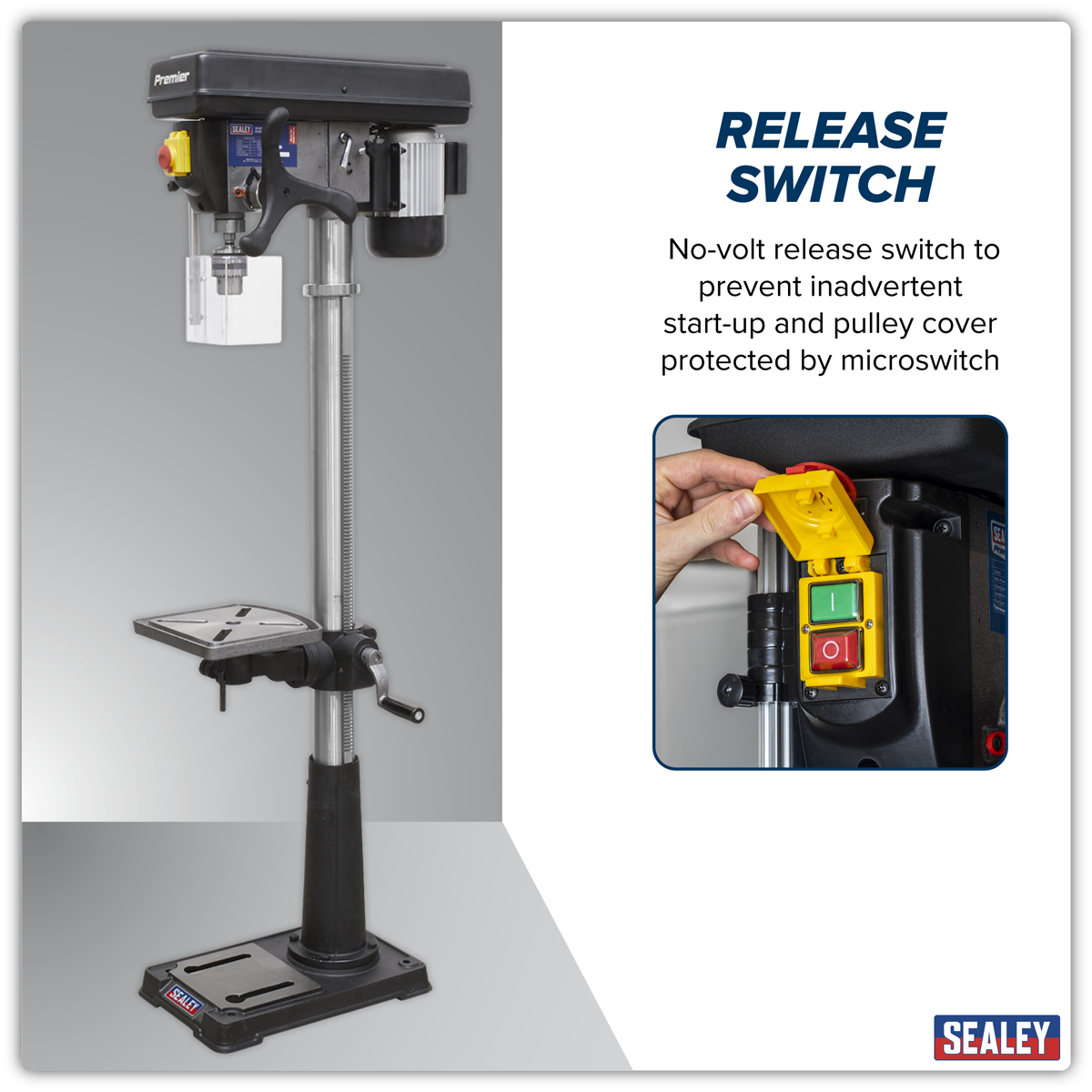 Floor Pillar Drill 16-Speed 370W 230V PDM170F