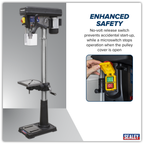 Floor Pillar Drill 16-Speed 370W 230V PDM170F