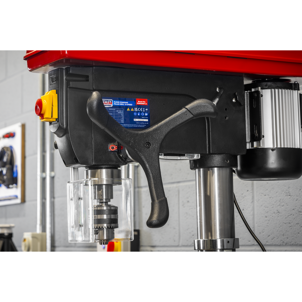 Floor Standing Pillar Drill 12-Speed 1100W/230V PDM260F