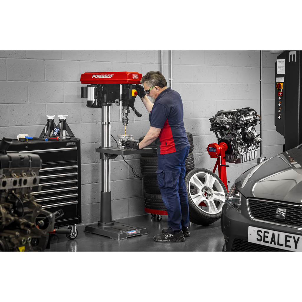 Floor Standing Pillar Drill 12-Speed 1100W/230V PDM260F