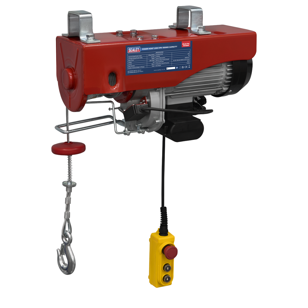 Power Hoist 230V/1ph 1000kg Capacity PH1000