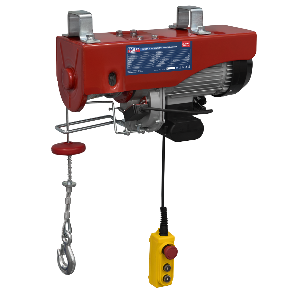 Power Hoist 230V/1ph 1000kg Capacity PH1000