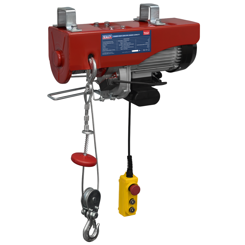 Power Hoist 230V/1ph 1000kg Capacity PH1000